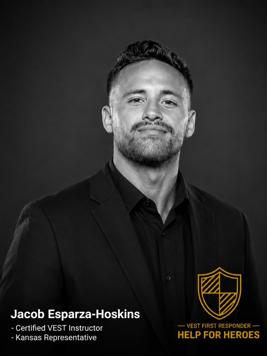 Jacob Esparza-Hoskins, Certified VEST Instructor, Kansas Representative